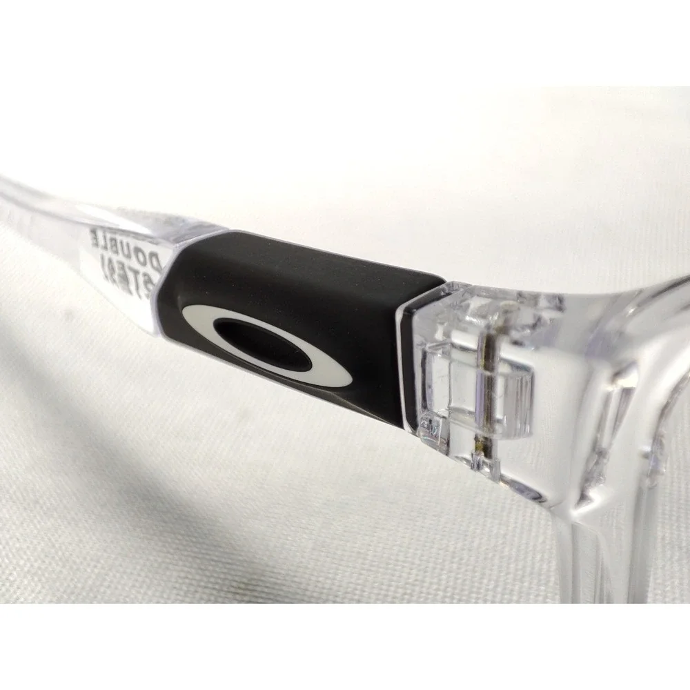 Oakley Double Steal OY8020 Polished Clear 48-15-129 Youth Frames Demo Lenses